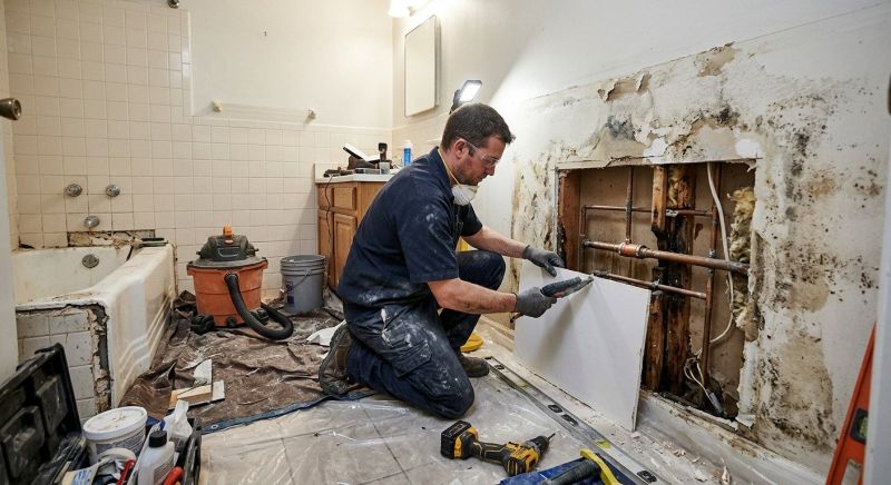 Bathroom Floor Replacement in Denver County, CO